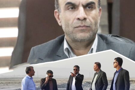 بازدید دکتر شهرزاد معاون اقتصادی، دکتر کمالی مدیر کل حوزه استاندار و دکتر نفیسی، معاون سیاسی، امنیتی و اجتماعی  استانداری هرمزگان از شهرک حمل ونقل نگین ترابران