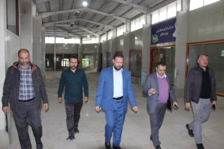 بازدید مهندس بیژن مرادی سرپرست شهرداری کلانشهر کرمانشاه از بازارچه میلاد